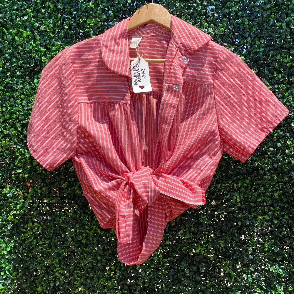 *SOLD* Vintage Stripe Button-Down